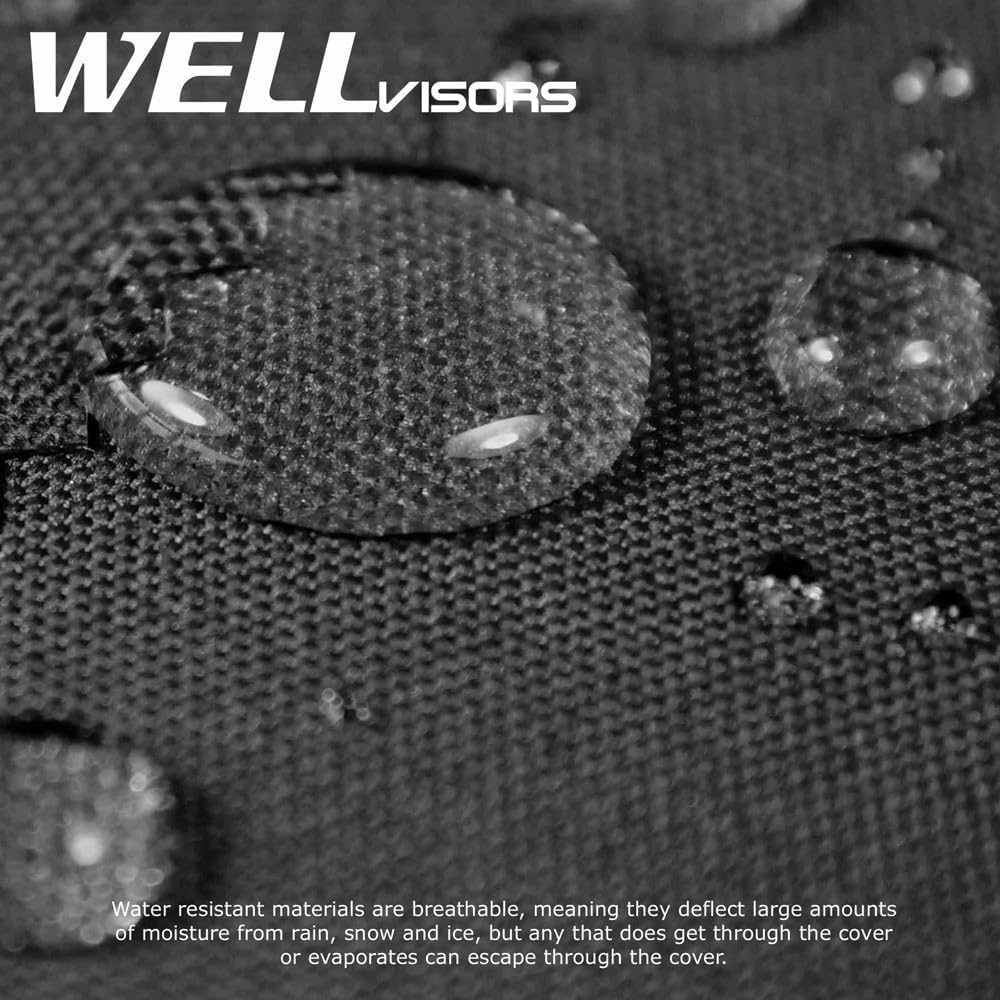 WellVisors Funda de coche para todo tipo de clima, ajuste semipersonalizado, compatible con Chevy Monza Sedan 1982-1996 24 puertas 3-6899867SN