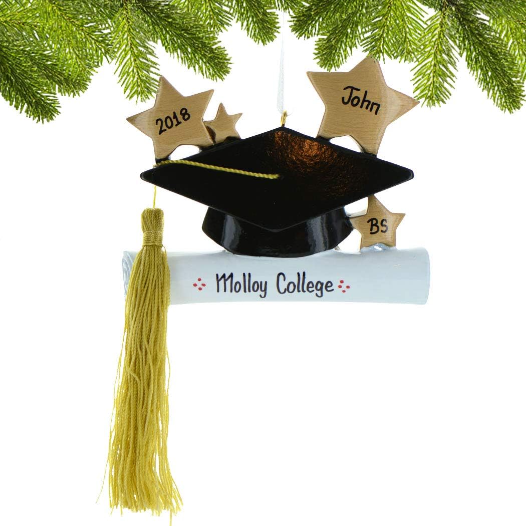 Adorno de graduación personalizado 2024  Adornos de recuerdo 2024, adorno de Navidad de graduación 2024, borla 2024, decoraciones de graduación 2024