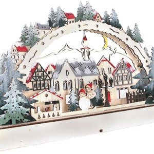 LED de Navidad de madera y decoración de escritorio para libros LED de Navidad de madera y decoración de escritorio para libros