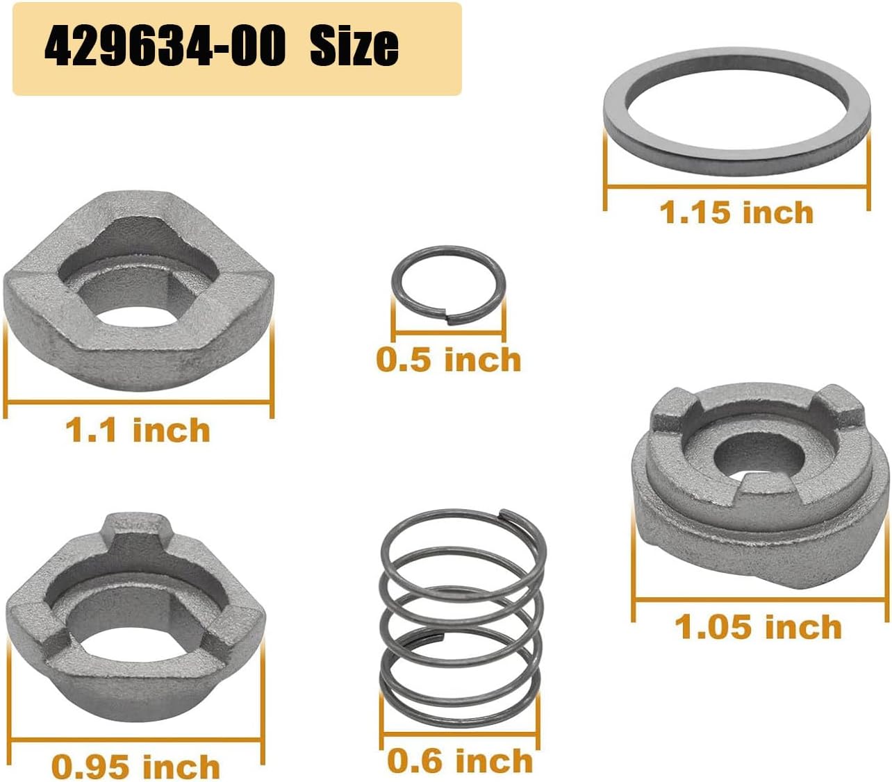 429634-00 Repuesto de pieza de embrague para embrague de pistola de yeso DeWalt 212100 212500 2127-SBD00 DW274W DW274 DW274-220 DW275QD DW276 DW251