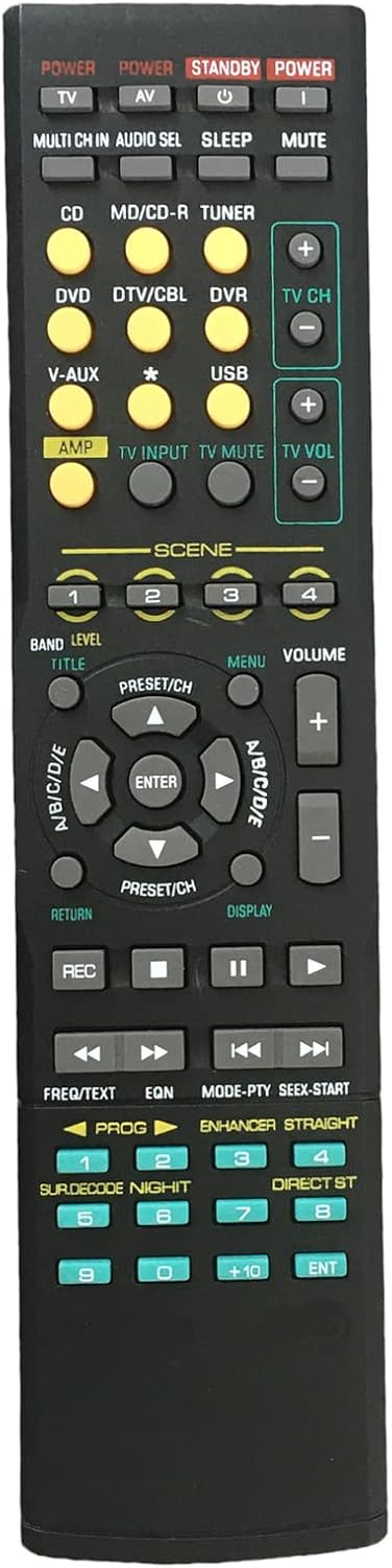 Mando a distancia de repuesto para RAV320 RAV-320 RXV460RDS RX-V460RDS RXV659 RX-V659 RXV659BL RX-V659BL DSP-AX630 DSPAX630 para receptor del