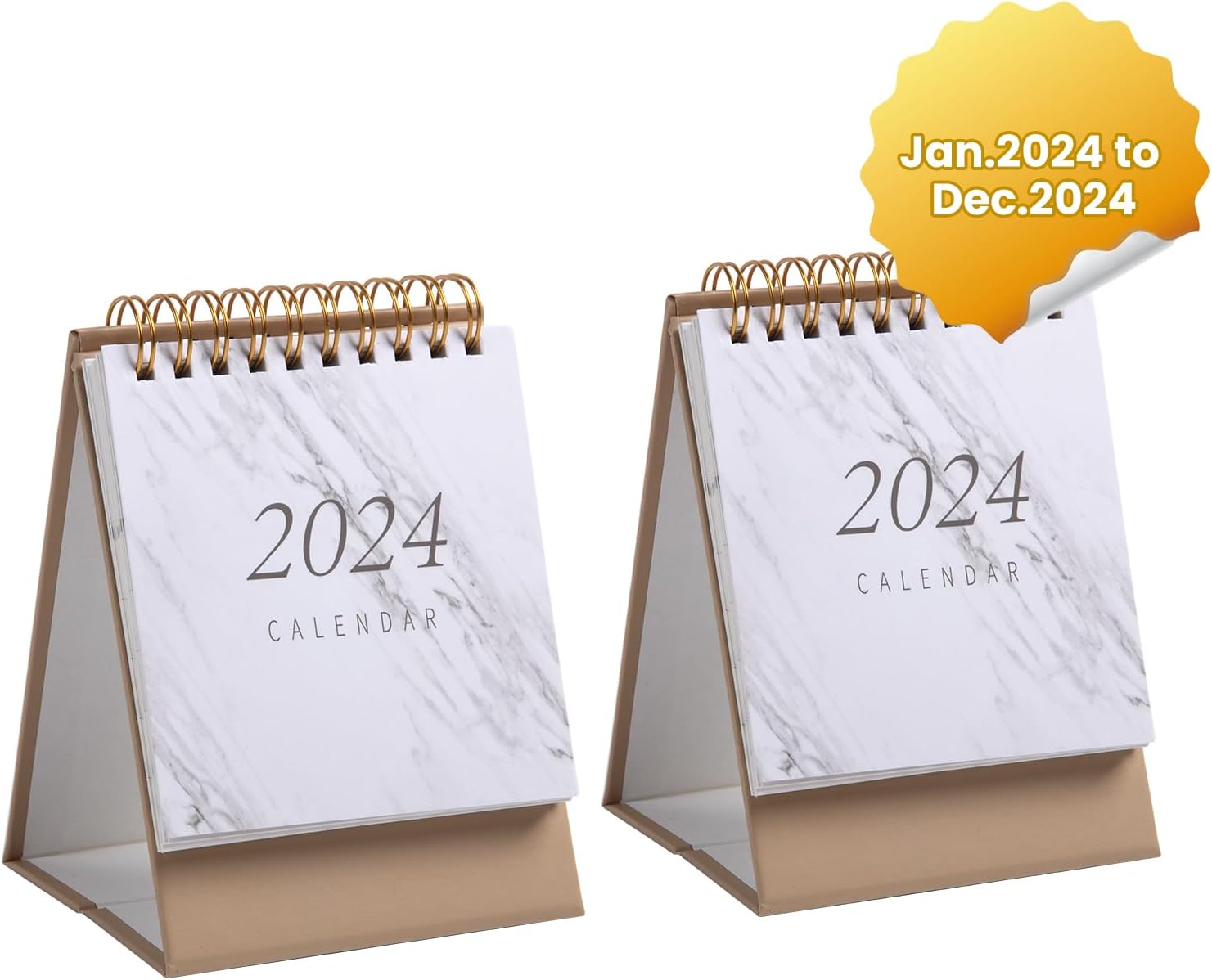 Calendario de escritorio pequeño 2024-2025, mini calendario de escritorio de julio de 2024 a diciembre de 2025, decoración de escritorio