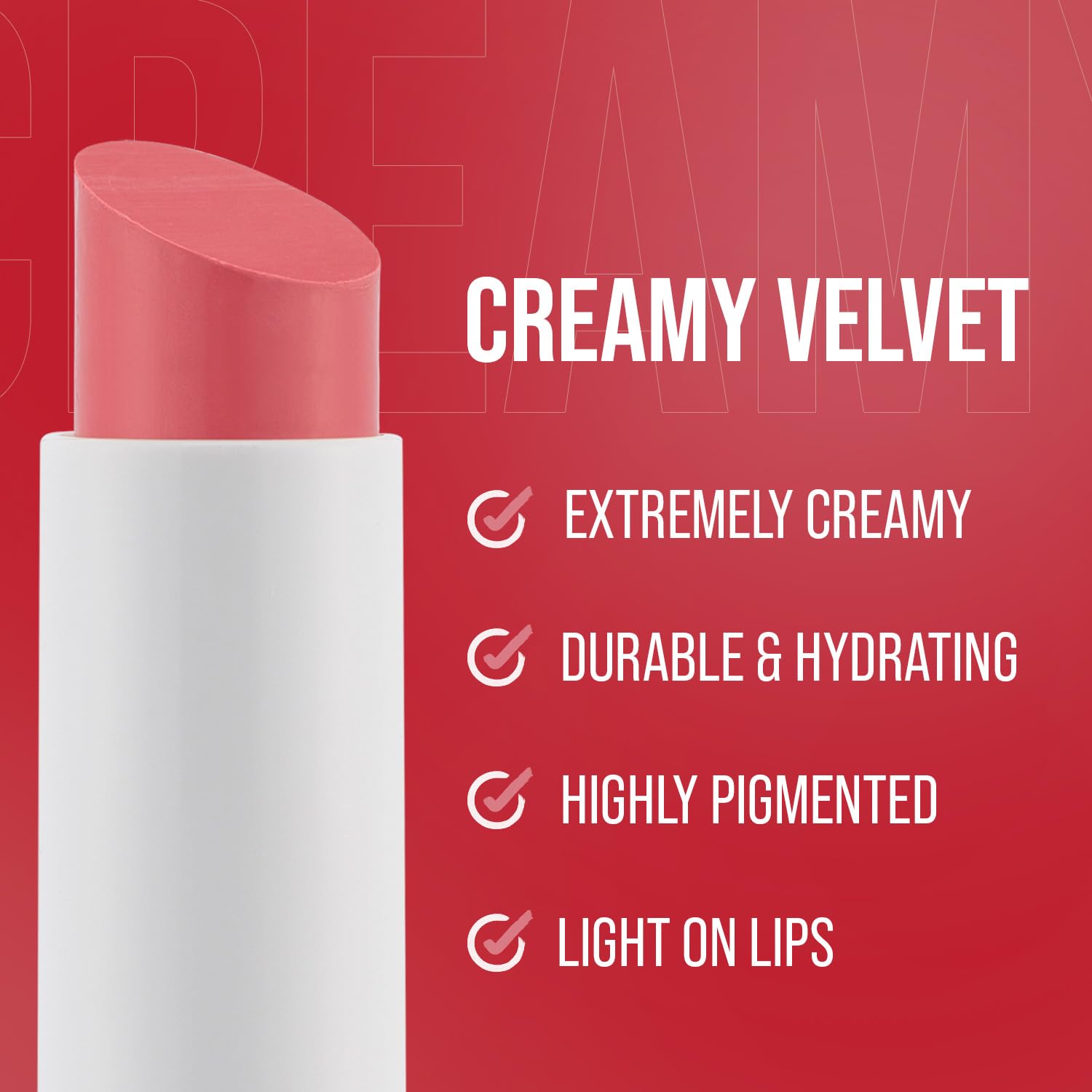 aden Lápiz labial de terciopelo  altamente pigmentado  duradero e hidratante  cremoso y suave (04 Nude Touch)