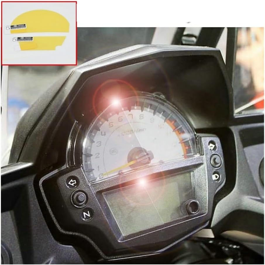 Dashboard Screen Protector For Ka&wasaki Ver&sys 650 ER6N Ver&sys 650 ER6N Motorcycle Cluster Scratch Protection Film Instrument Dashboard Cover