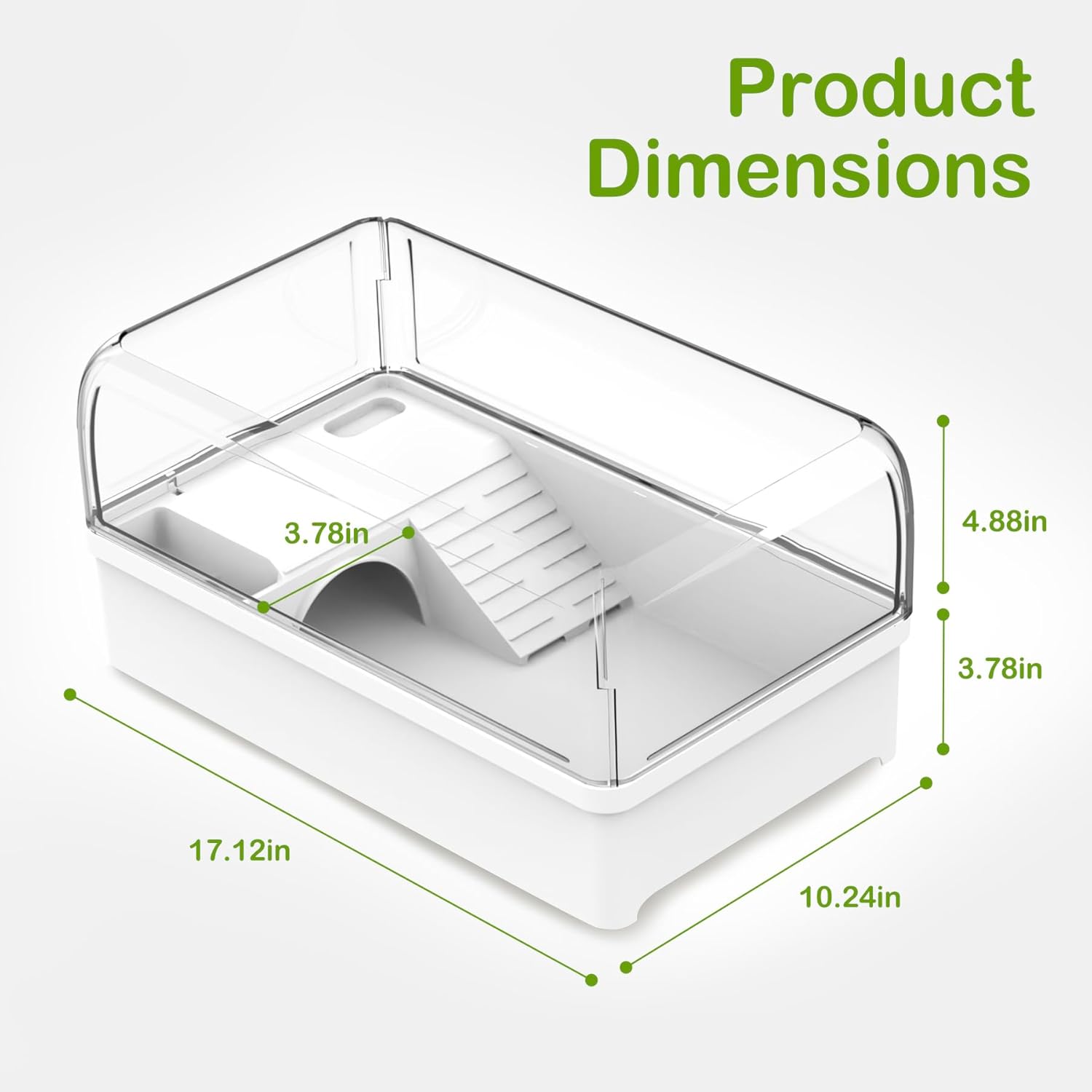 Kit de hábitat de tanque de tortuga, acuario de iniciación de recinto de tortuga acuática con área multifunción, escondite, luz de plataforma UV,