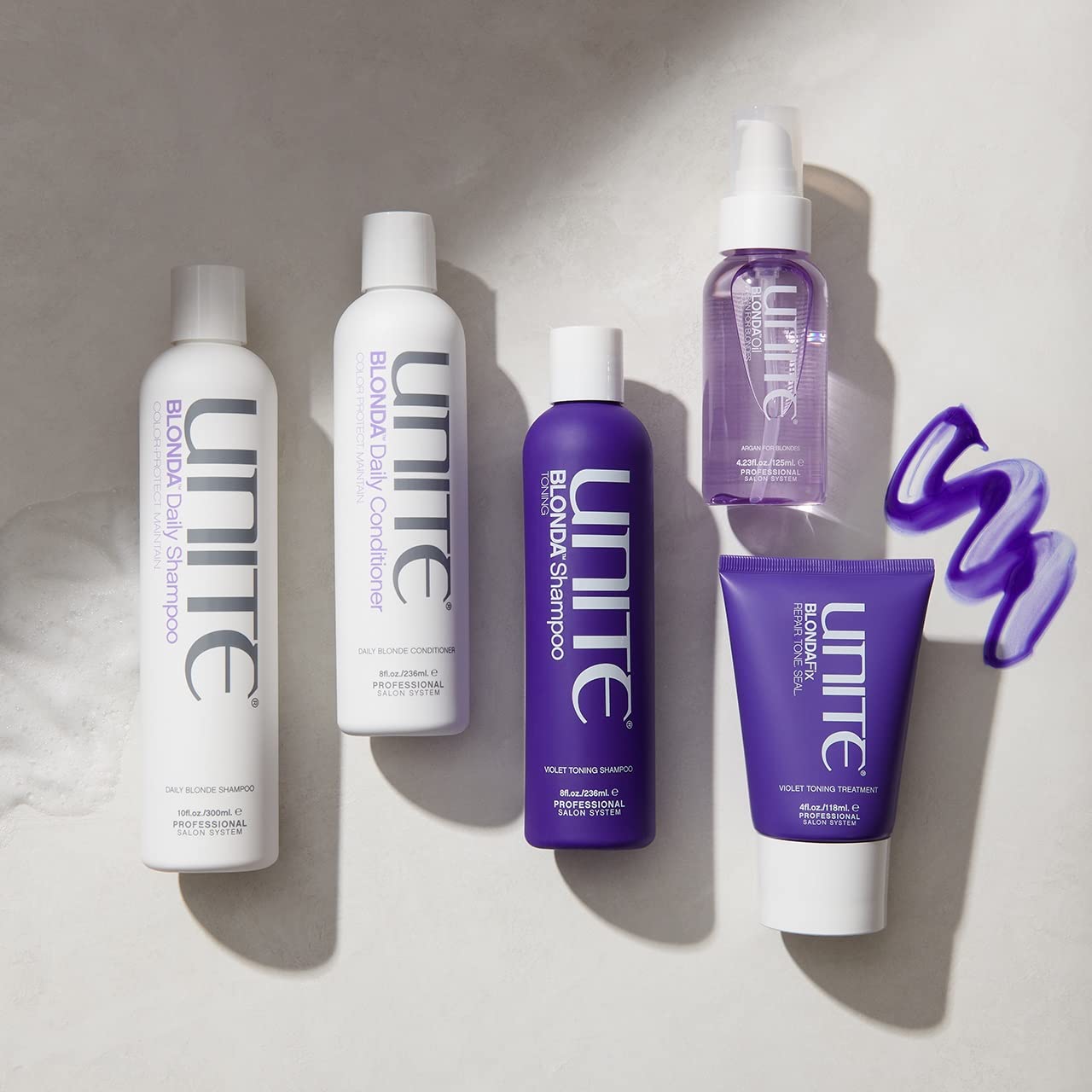 UNITE Hair BLONDA Daily Purple Acondicionador, 8 fl. Oz