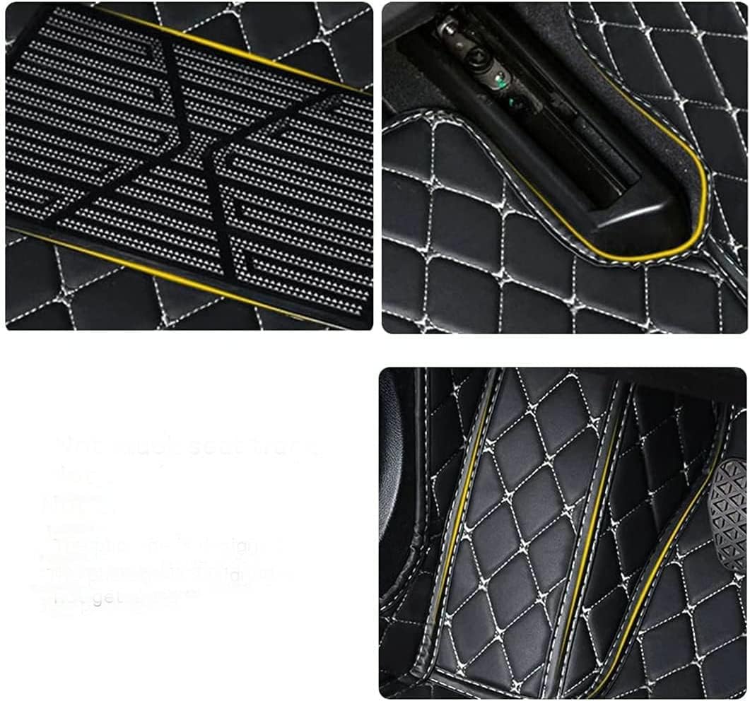 NGUMMS Tapetes para piso de automóvil, protección específica para todo tipo de clima, compatible con la mayoría del 98% de los autos, SUV (negro)