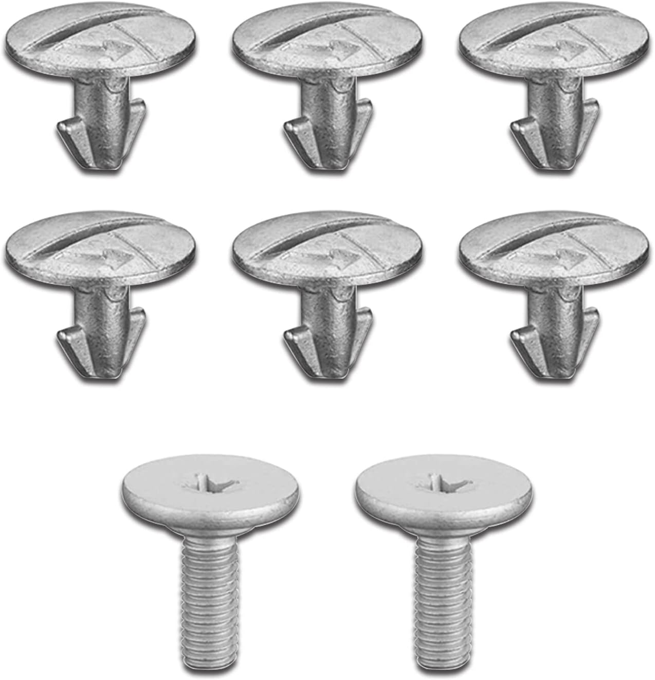 Jawmoy Pack-8 Tornillo de tapa inferior del motor, tornillo de hardware de protección contra salpicaduras del motor, compatible con Honda Accord