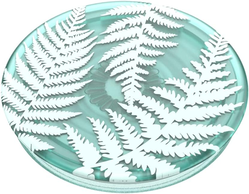 PopSockets Agarre para teléfono a base de plantas con soporte expandible, ecológico – Helecho