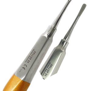 ArtLaB -Elevador dental de lujo elevador de raíces dentales rectas, punta curvada, periodótomo, elevador de luxación de raíz apical, extracción de ArtLaB -Elevador dental de lujo elevador de raíces dentales rectas, punta curvada, periodótomo, elevador de luxación de raíz apical, extracción de