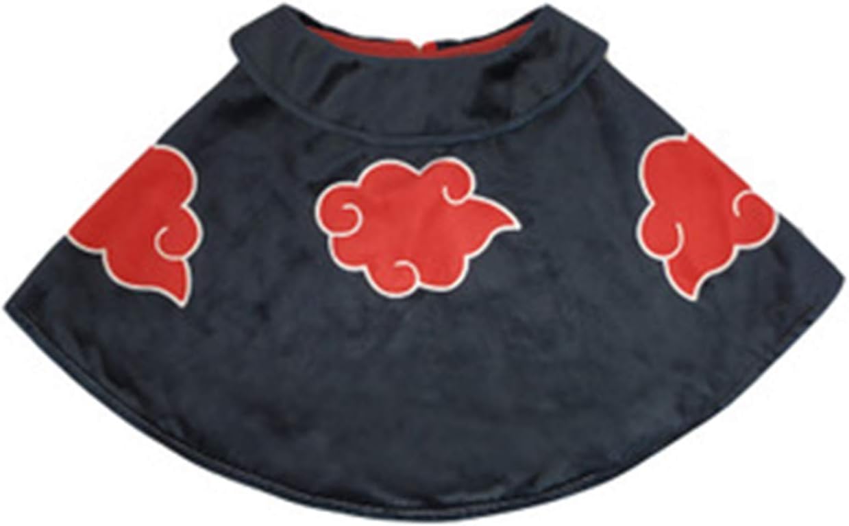 Disfraz de capa de gato de animé de Halloween, ropa para mascotas, cachorro cosplay, capa de ninja de felpa de Navidad, linda capa para disfraz de