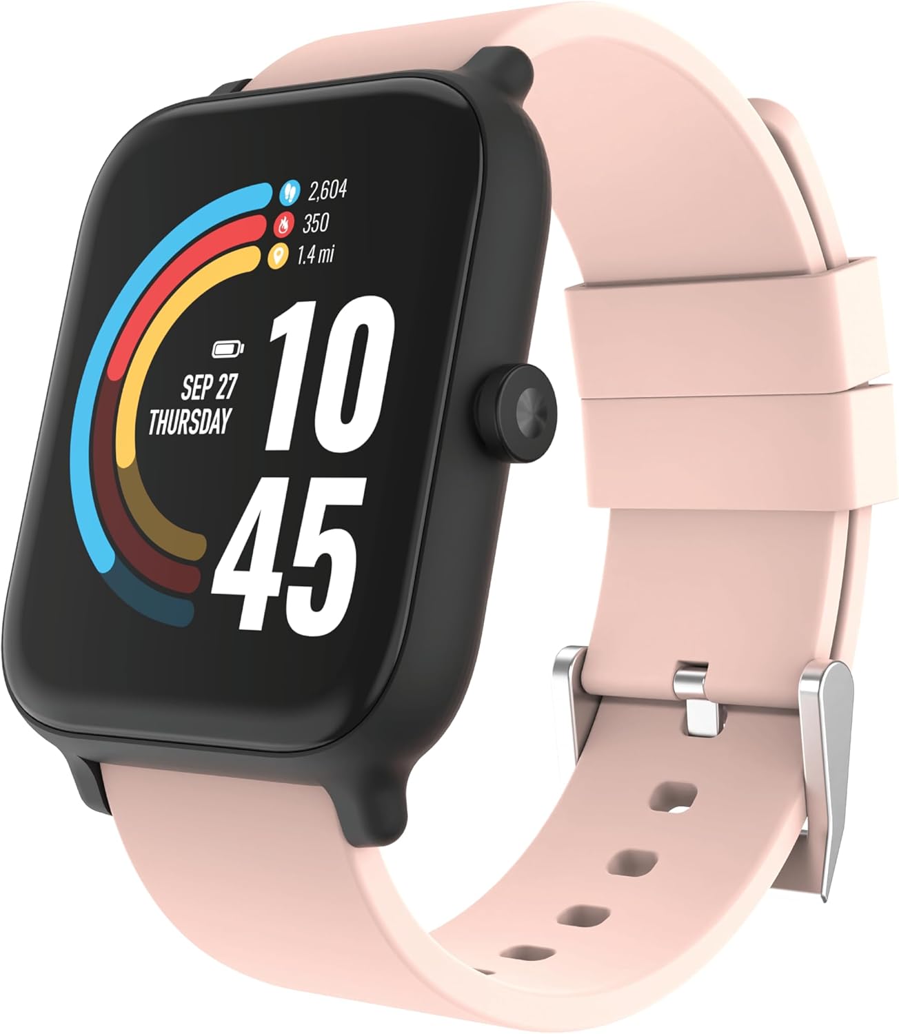 247 EVO Reloj inteligente unisex – Monitor de actividad física, monitor de frecuencia cardíaca, esfera de reloj personalizable, rastreador de