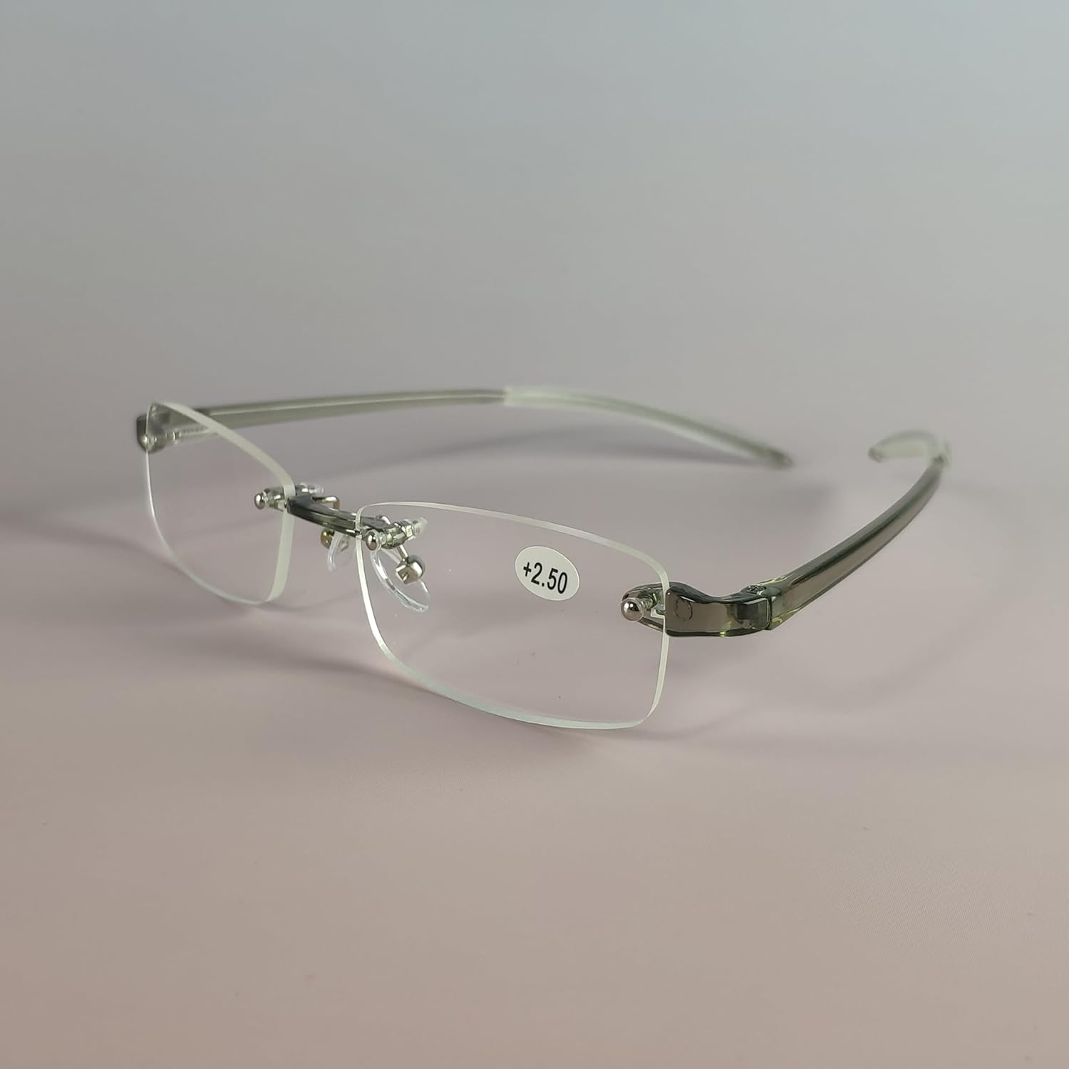 Lector ultraligero gris TR90 de los vidrios de lectura sin montura unisex flexibles 164.0 ft m