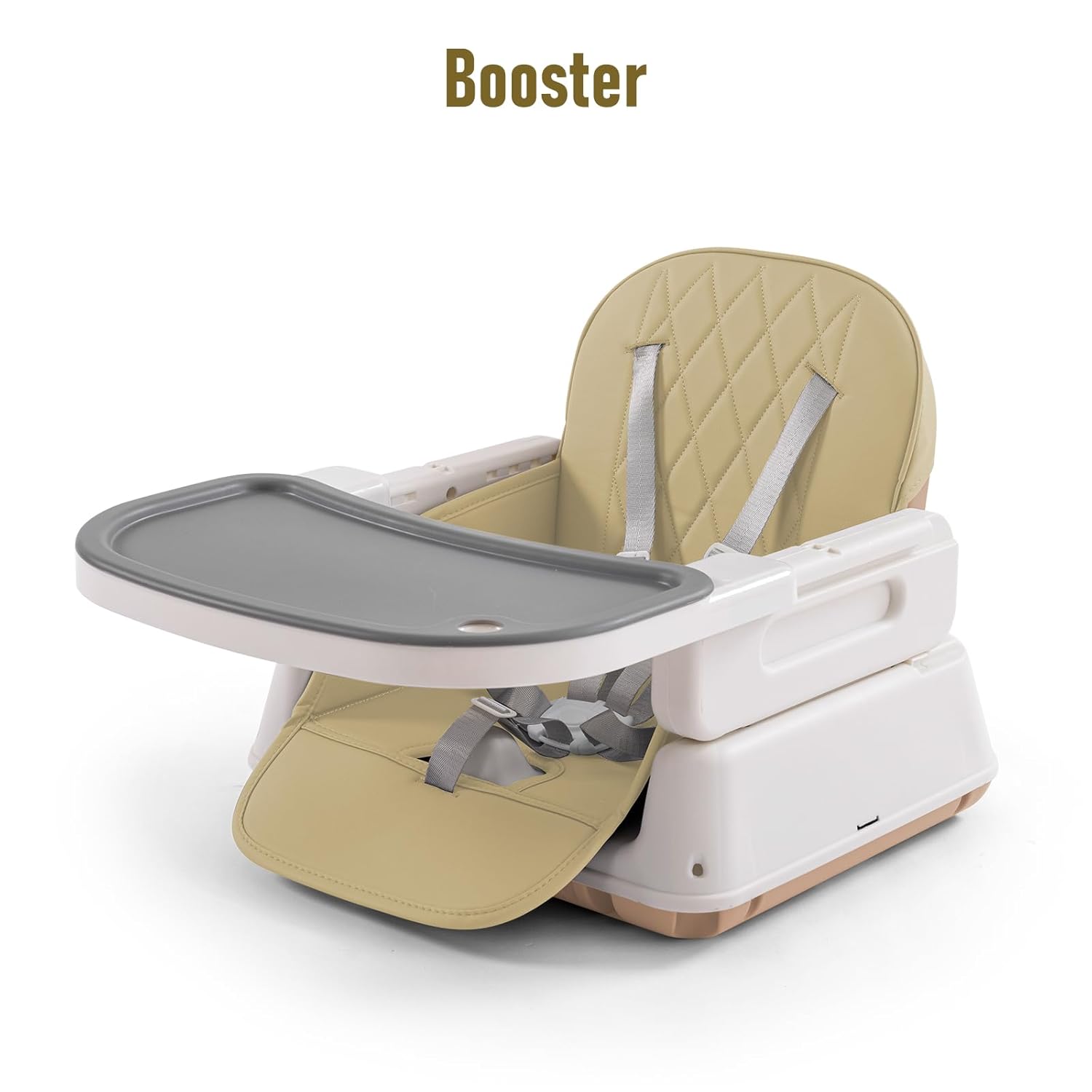 Silla alta para bebé, sillas altas convertibles ajustables 3 en 1 para bebés y niños pequeños, color caqui