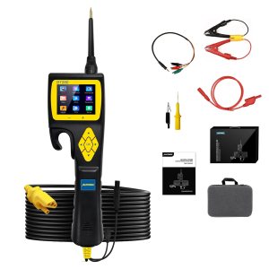 AUTOOL Probador de circuito automotriz, kit de sonda de circuito de potencia de 9 V-30 V con multímetroreléprobador de inyector de AUTOOL Probador de circuito automotriz, kit de sonda de circuito de potencia de 9 V-30 V con multímetroreléprobador de inyector de