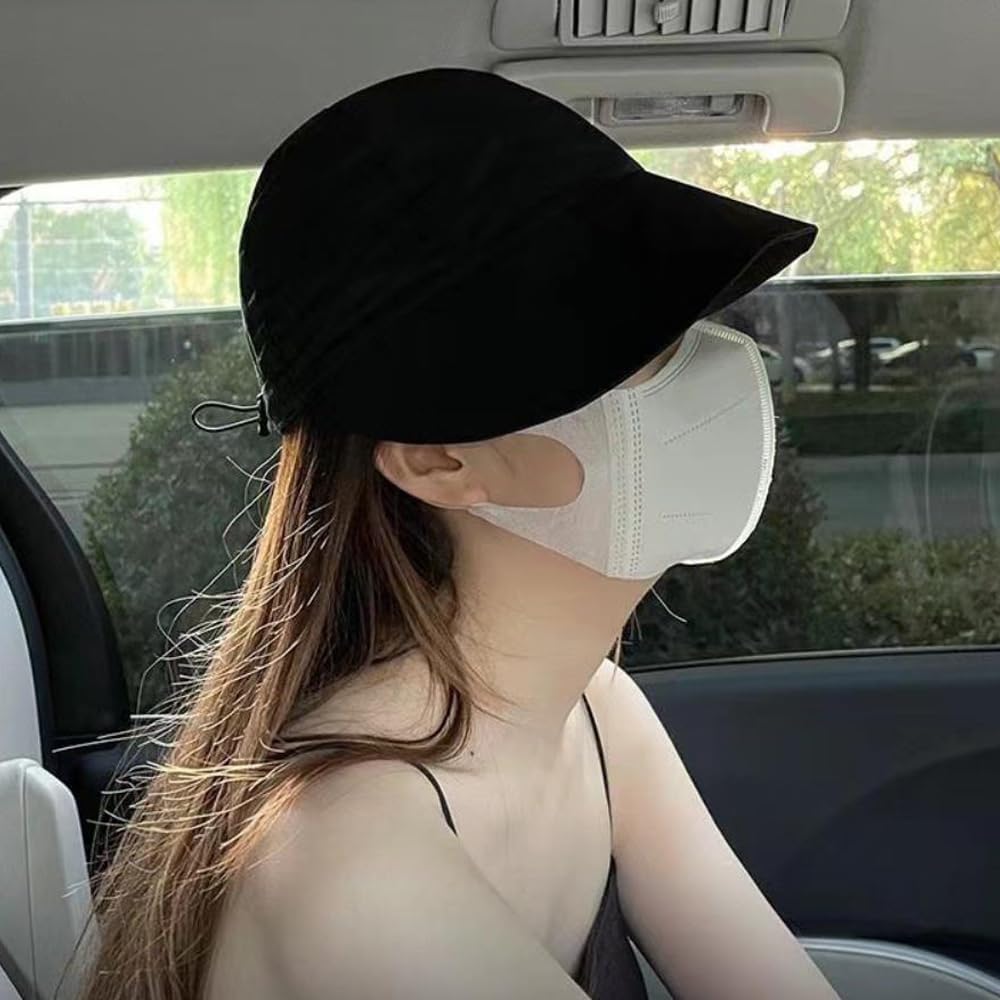 Sombrero de sol UPF 50+ para mujer, ala ancha, protección UV, senderismo, pesca, 12P-ZYMao
