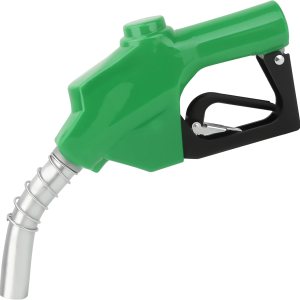 Boquilla de combustible automática de 1 pulgada  candado de 3 engranajes 32 GPM caudal máximo apagado automático de aleación de aluminio recarga Boquilla de combustible automática de 1 pulgada  candado de 3 engranajes 32 GPM caudal máximo apagado automático de aleación de aluminio recarga