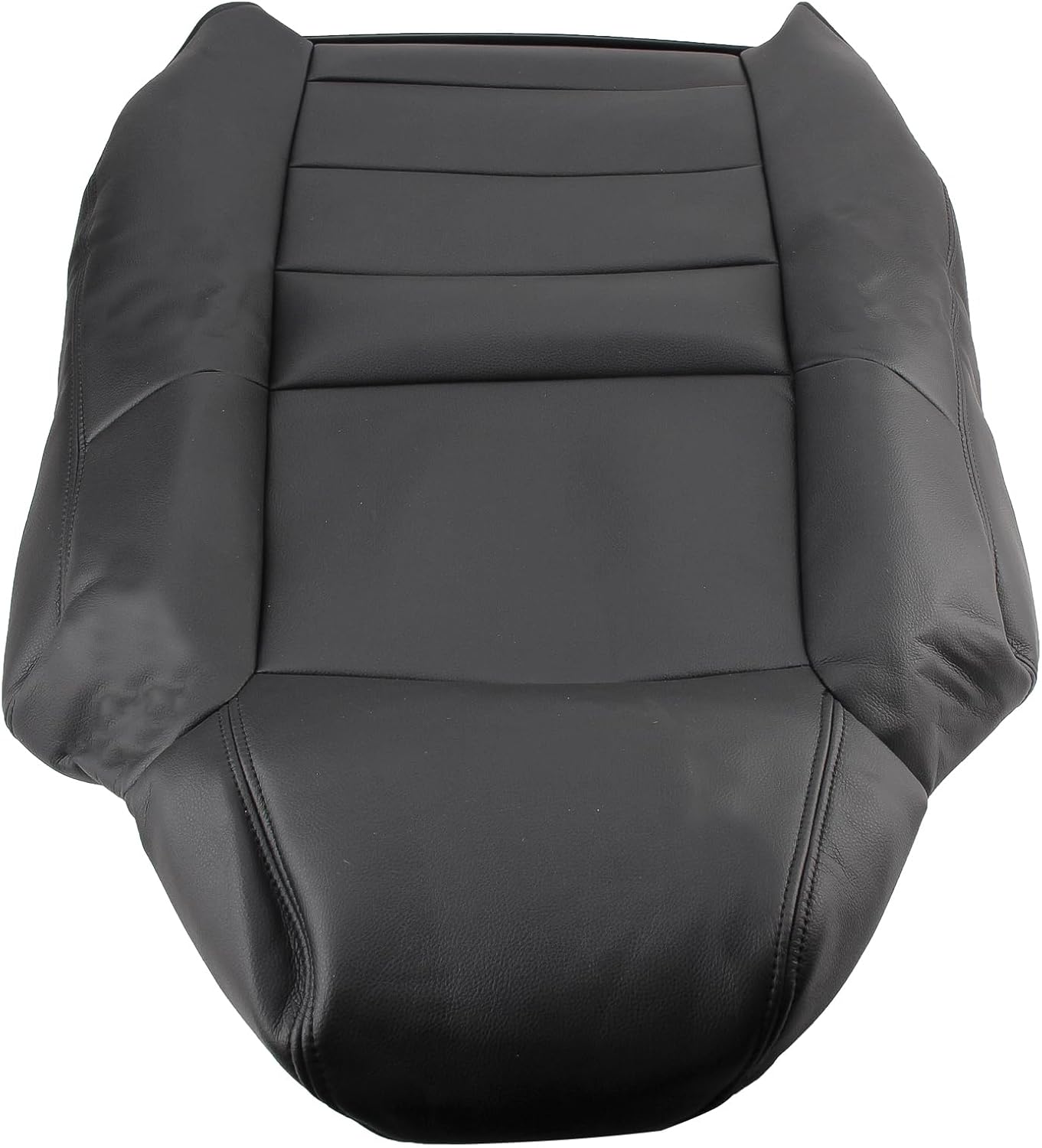 AUTOKAY Funda de asiento perforada para Ford F250 F350 Super Duty Lariat XLT 2004 2005, color negro lado del conductor y pasajero parte inferior y