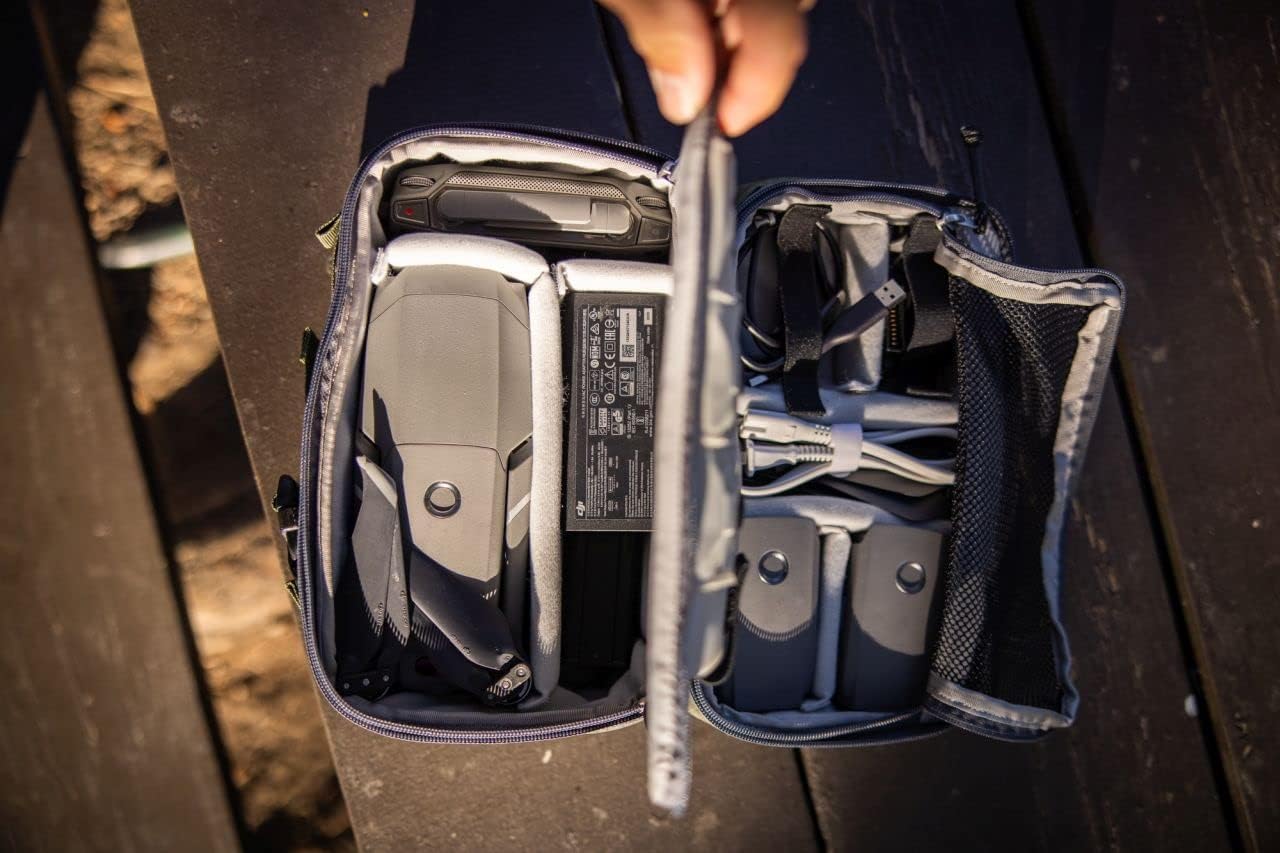 f-stop Funda acolchada grande para drones, protección de transporte resistente a la intemperie para drones compactos DJI Air, Mavic, Mini, Autel EVO