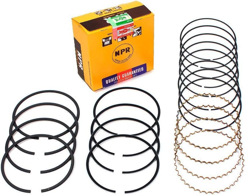 Evergreen PA22000.STD – Juego de pistones de motor compatible con 85-95 2.4 Toyota Pickup SOHC 22R 22REC (tamaño estándar)