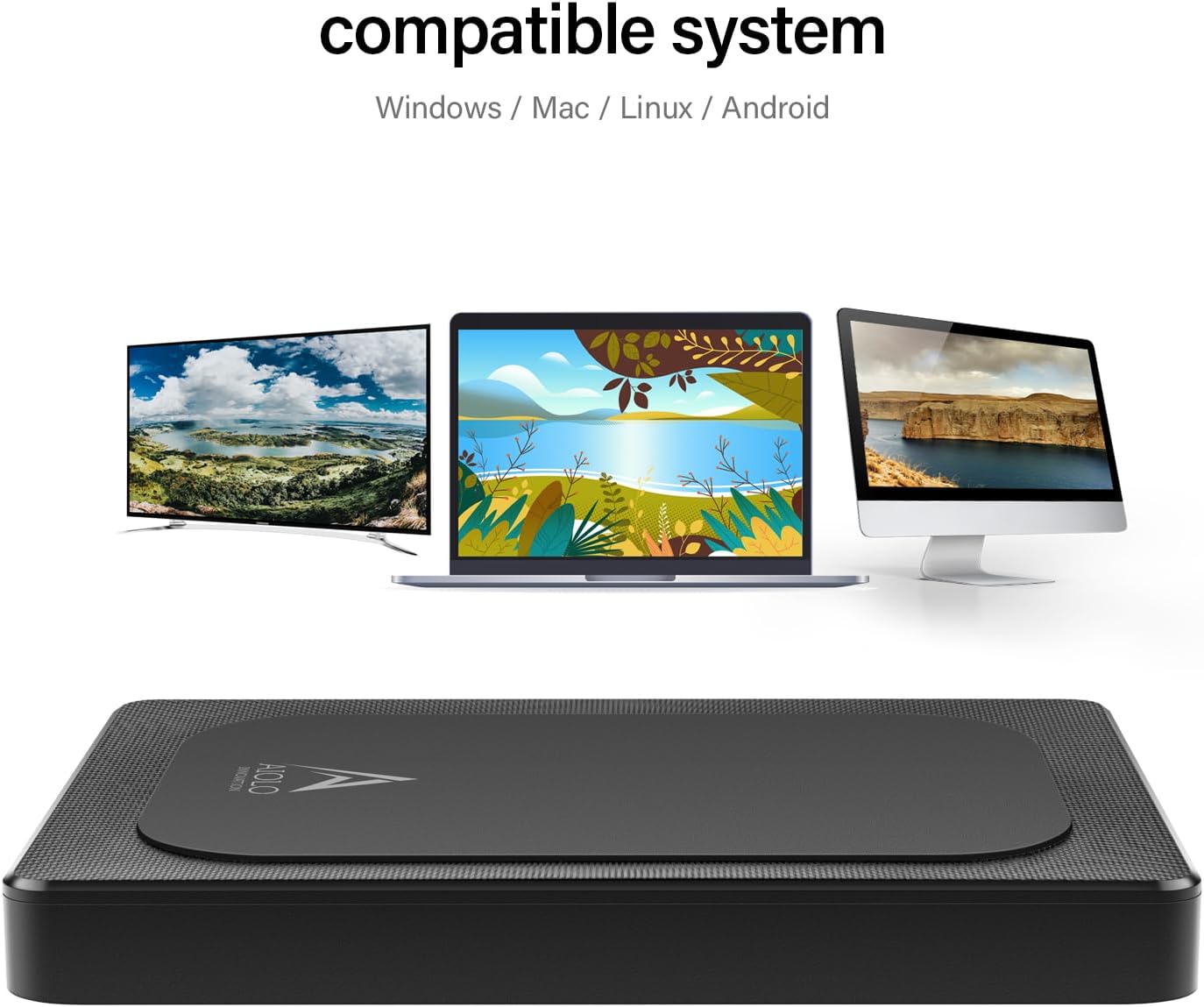 Aiolo Innovation Disco duro externo portátil ultradelgado de 320 GB HDD-USB 3.0 para PC, Mac, portátil, PS4, Xbox One, Xbox 360 Modelo A4