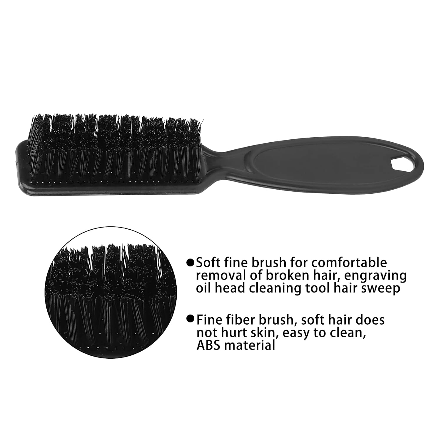 Cepillo de aceite para barba y cabello, cepillo para el cuidado de la barba, pulido suave adecuado para sensación de mano, cerdas suaves, bigote,