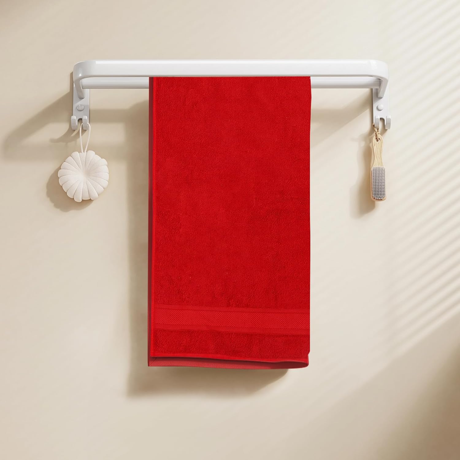 MoNiBloom Juego de 11 toallas de baño 100% algodón para baño, hogar, spa, gimnasio, ducha, contiene 1 toalla de baño de 27 x 54 pulgadas, 2 toallas