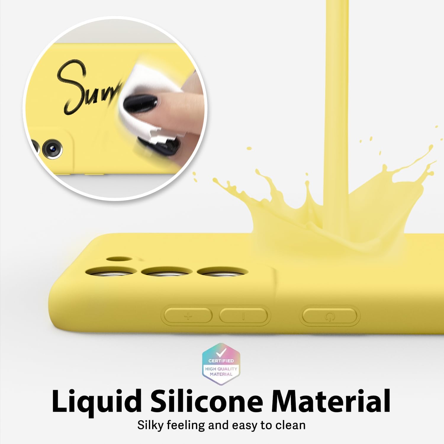 oakxco Funda de silicona líquida para Samsung Galaxy Note 20 UltraNote 20 Ultra 5G, bonita funda delgada y delgada de goma suave TPU para mujeres y