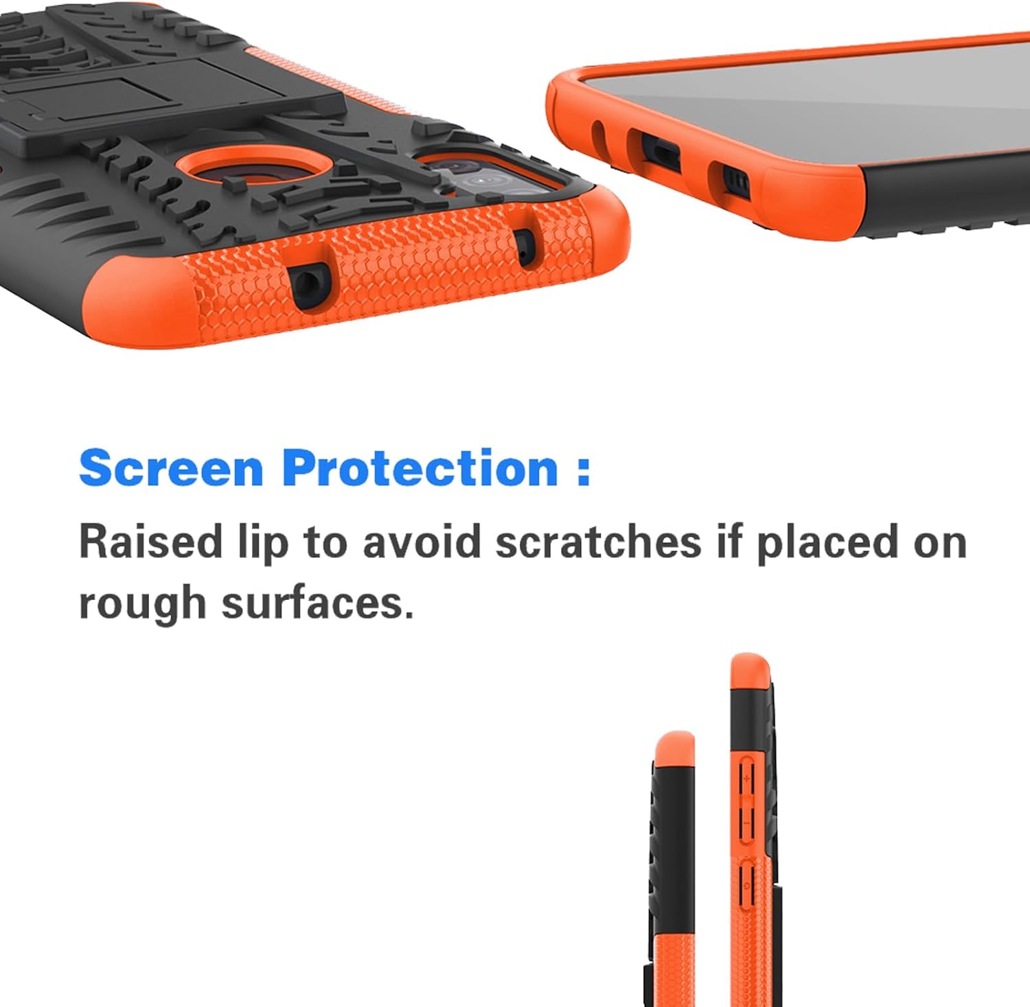 Asuwish Funda de teléfono para Samsung Galaxy A11M11 con protector de pantalla de vidrio templado y soporte delgado, funda protectora híbrida