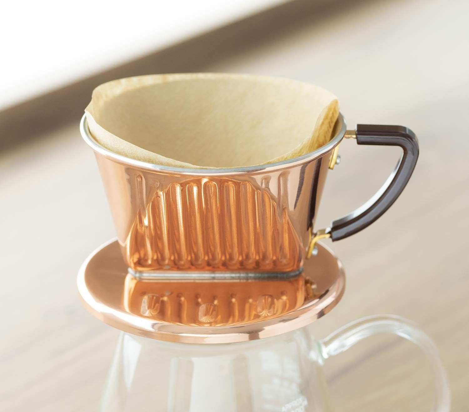 Kalita #13143 Filtro de café, papel de filtro 102, en caja, para 2 a 4 personas, 40 hojas, marrón