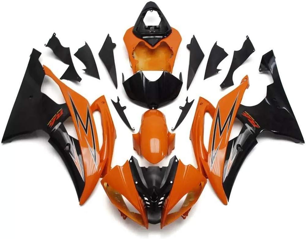 NT FAIRING Molde de inyección naranja negro carenado apto para Yamaha 2008-2016 YZF R6 nuevo kit pintado ABS plástico motocicleta carrocería mercado