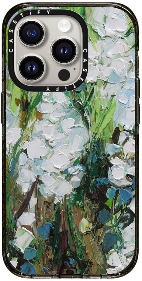 CASETiFY Impact – Funda para iPhone 15 Pro 4 veces probada contra caídas de grado militar, protección contra caídas de 8.2 pies – Impresiones de