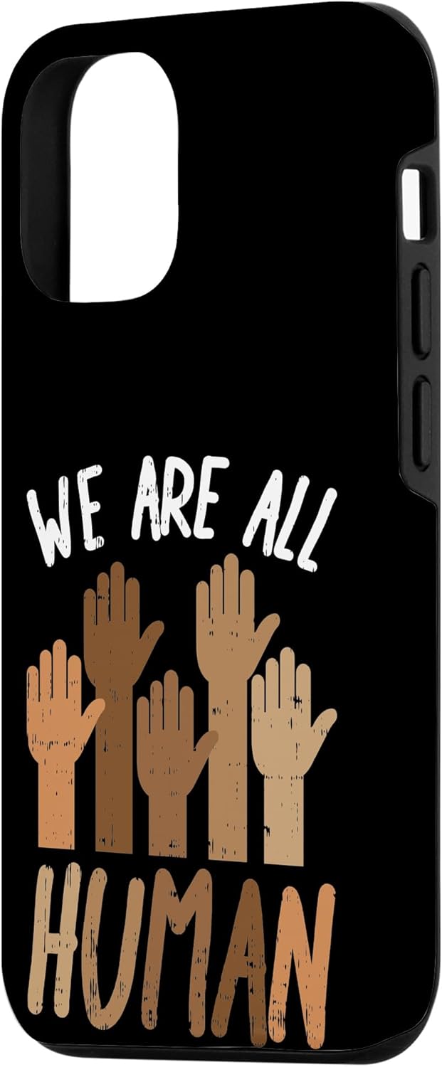 iPhone 14 We Are All Human Melanin Black Pride – Funda de regalo afroamericana