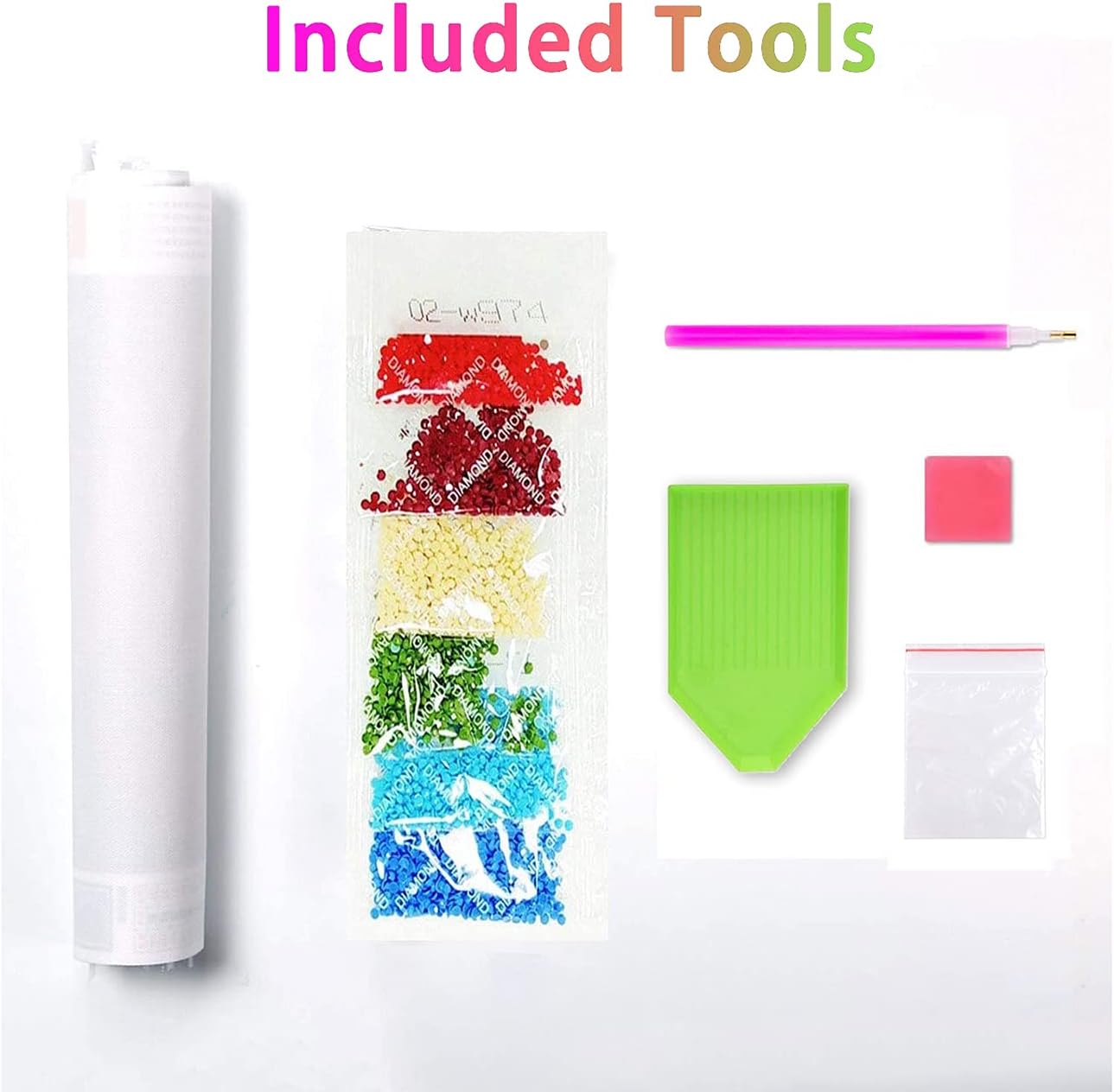 Cuneai Kit de pintura de diamante 5D para bricolaje, esqueleto, pintura redonda por números, manualidades de flores, bordado de cristal para