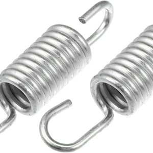 X AUTOHAUX 2 unids 2.4 in de longitud plateado tono plateado acero motocicleta pedal de freno resorte de retorno para Suzuki X AUTOHAUX 2 unids 2.4 in de longitud plateado tono plateado acero motocicleta pedal de freno resorte de retorno para Suzuki