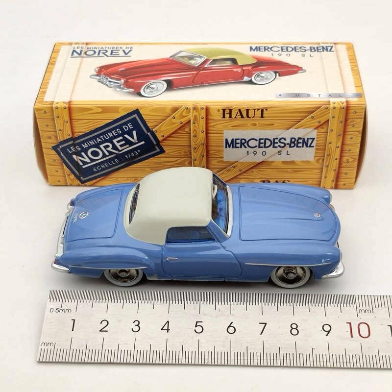 Norev 143 190 SL Azul CL3511 Modelo Fundido a presión Juguetes Coche Colección Limitada Auto Regalo