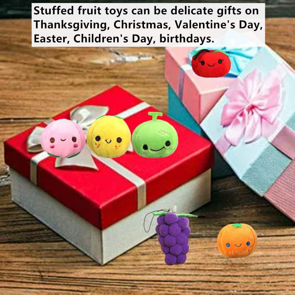 AUCOOMA Stuffed Animal Plush Keychain Pendant Cute Toy Decoration Backpack