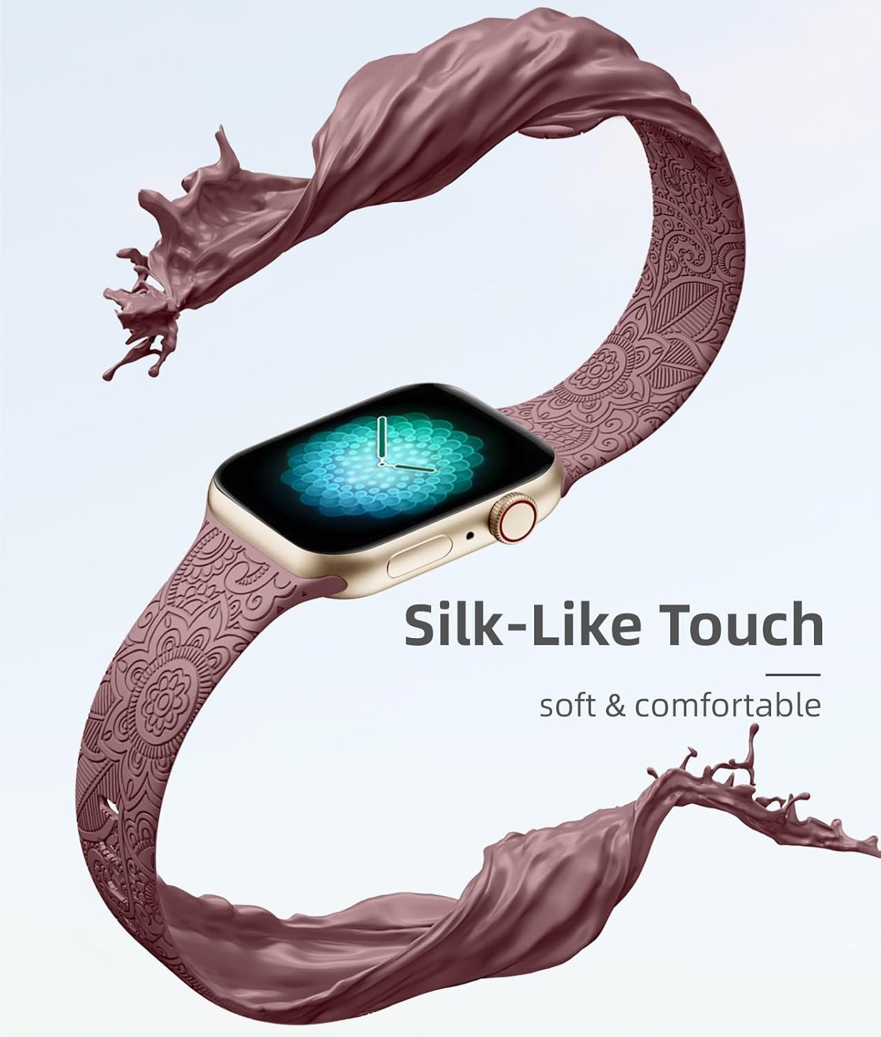 Compatible con correas de Apple Watch de 1.575 pulgadas para mujeres, compatible con correas de Apple Watch de 1.496 pulgadas, 1.732 pulgadas, 1.614