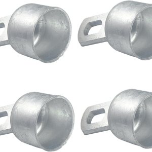 Paquete de 4 Extremo superior del riel de la cerca de enlace de cadena de 1-38 pulgadas, extremo superior del riel superior de acero galvanizado. Paquete de 4 Extremo superior del riel de la cerca de enlace de cadena de 1-38 pulgadas, extremo superior del riel superior de acero galvanizado.