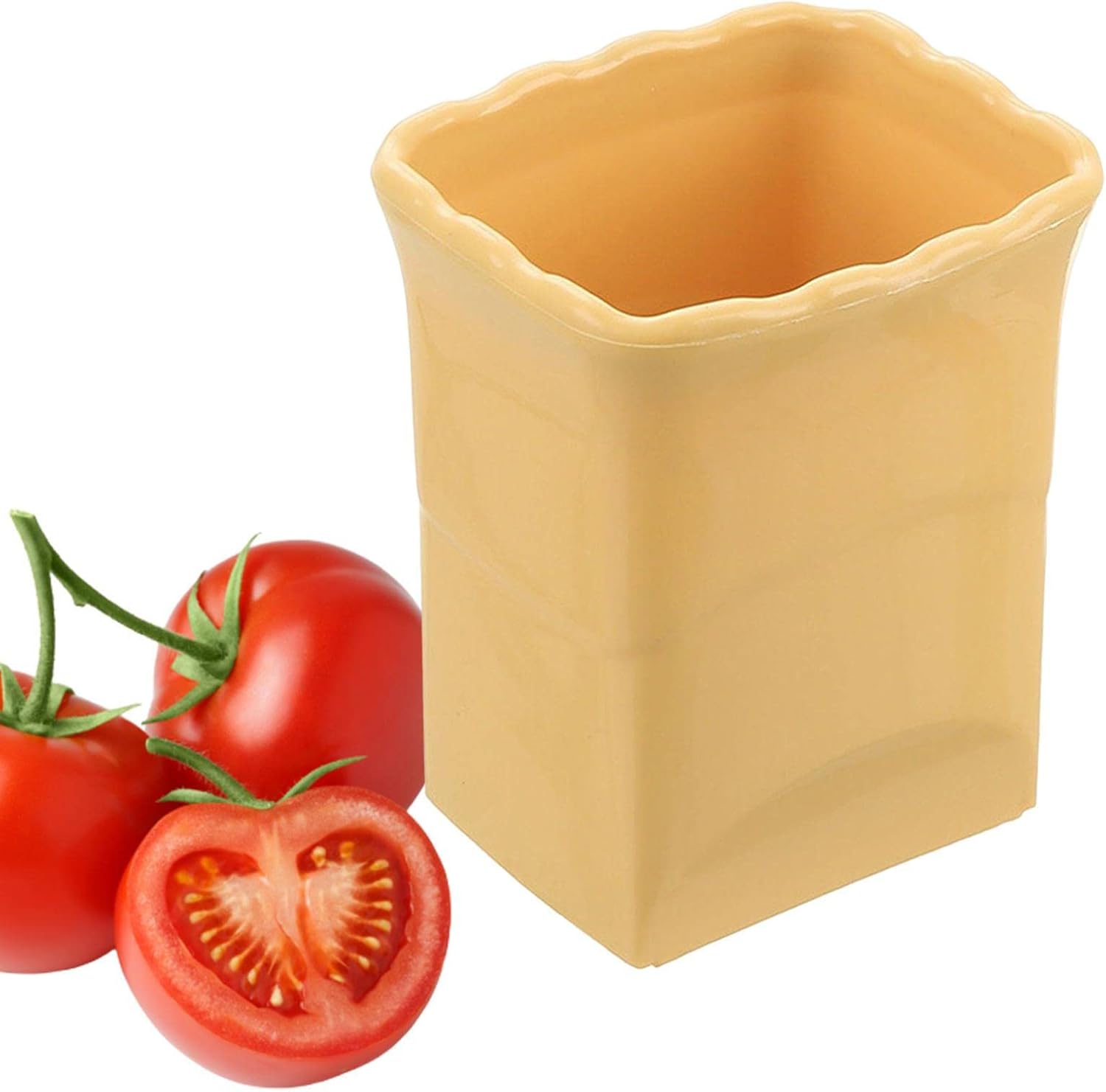 Taza de corte de frutas – Herramienta de corte de frutas de prensa Cortadora de tazas  Cortador de huevos, herramienta de corte fino, accesorio de