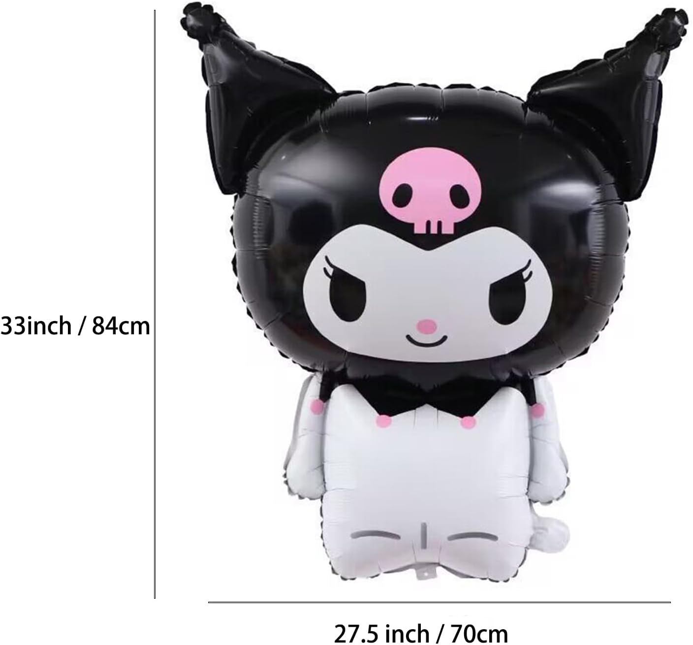 Bonita muñeca de globo de anime de dibujos animados, globo de aluminio grande para fiesta de cumpleaños, suministros de decoración de fiesta
