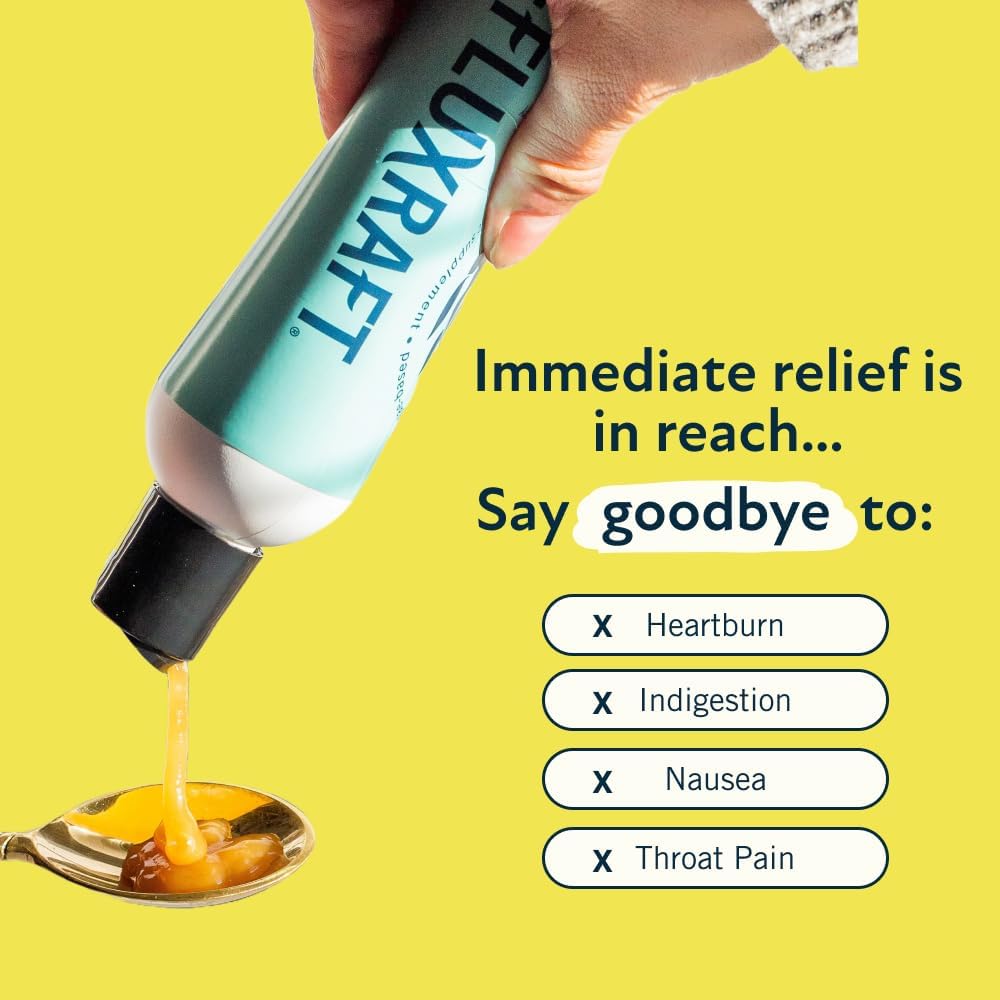 Natural Acid Reflux Relief Supplement for GERD Relief, Heartburn, LPR and Indigestion Relief. Natural Alginate Therapy. 47 Servings Per Bottle.