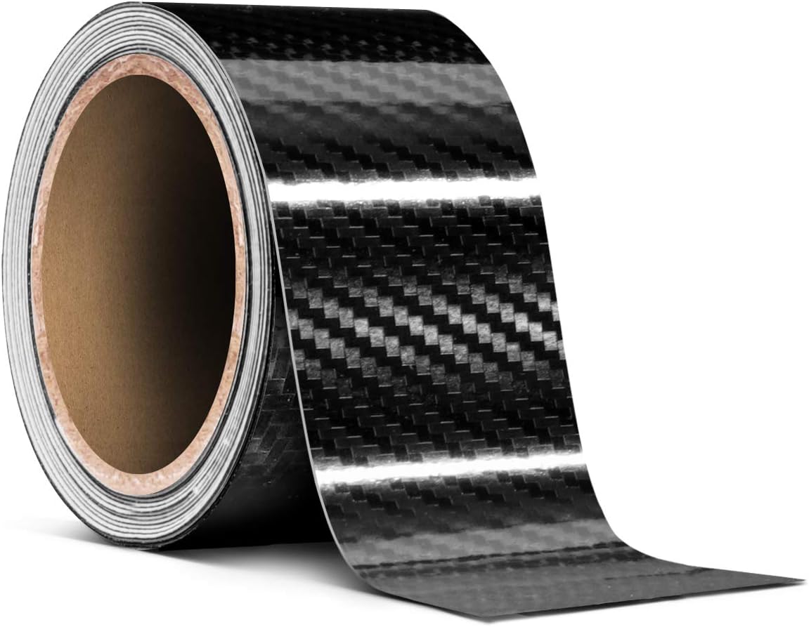 VViViD – Rollo de vinilo de fibra de carbono negro de alto brillo epoxi