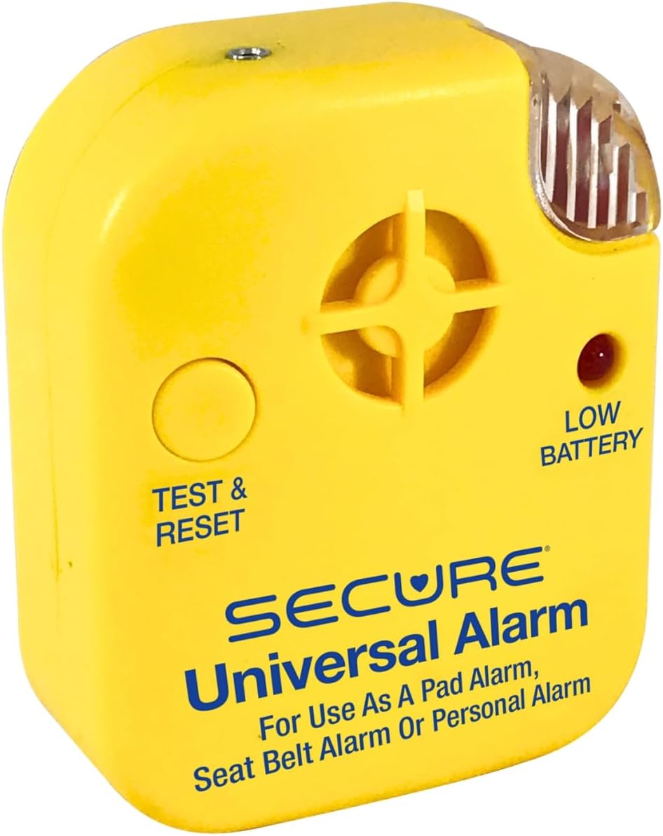 Alarma de cama segura para adultos mayores, almohadilla de sensor de presión de cama de 12 x 30 pulgadas, monitor de alarma para pacientes de 80 db,