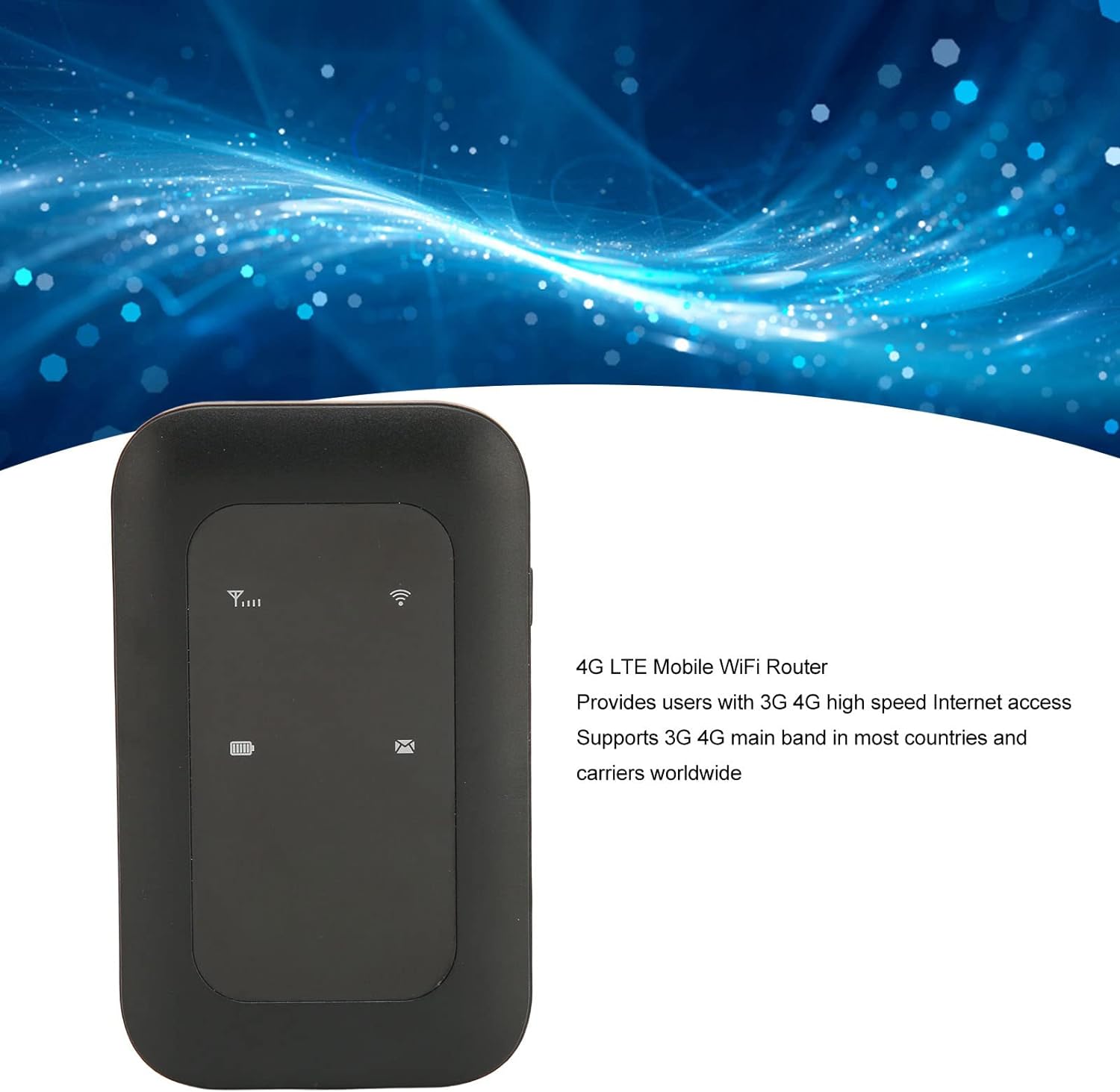 H806 Hotspot WiFi móvil portátil, pantalla inteligente LED, tarjeta multifuncional insertada de alta velocidad WiFi móvil Hotspot para viajes al