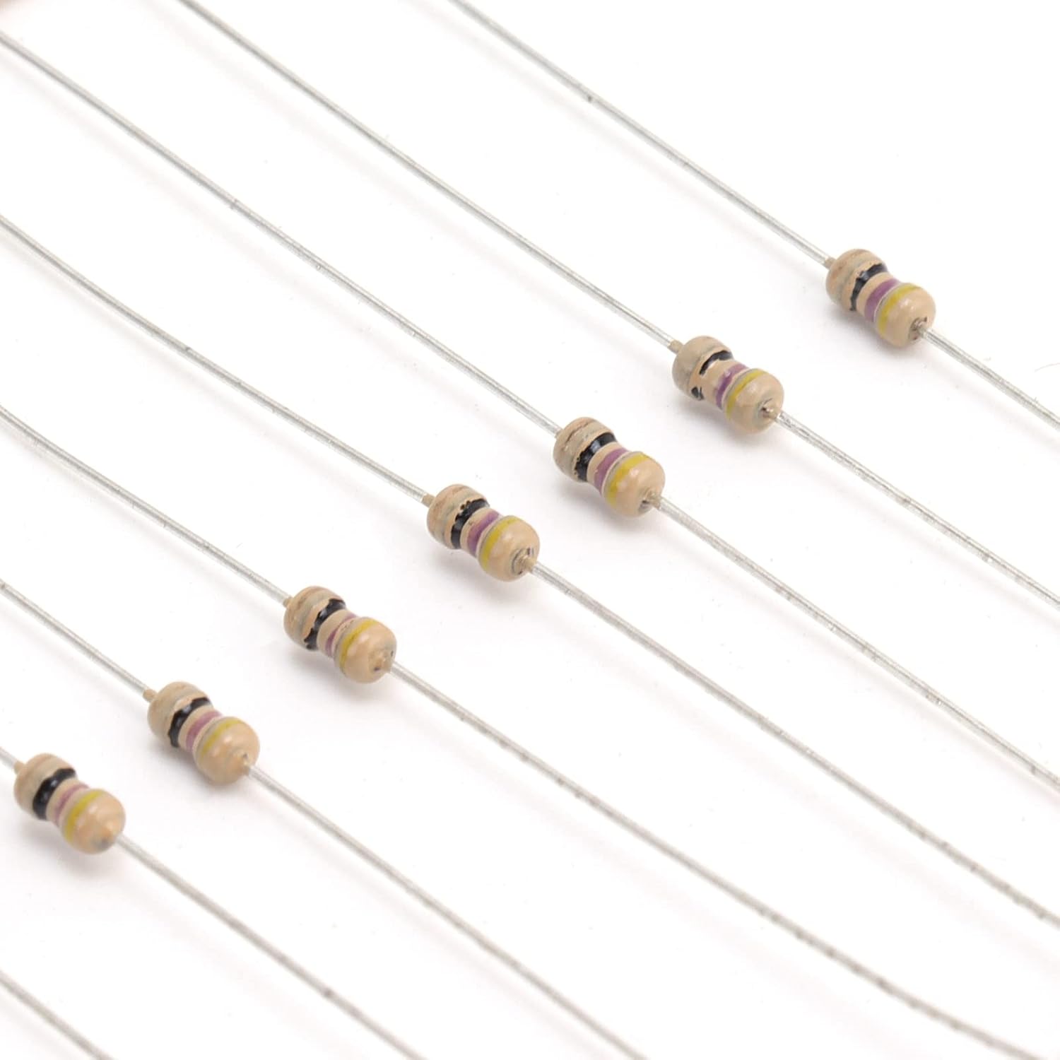Resistencia surtida, estabilidad práctica de grafito de 10 1 M, kit de resistencias duradero para experimentos para proyectos de bricolaje