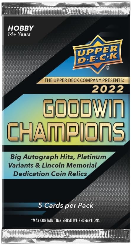 Caja de pasatiempos Upper Deck Goodwin Champions 2022