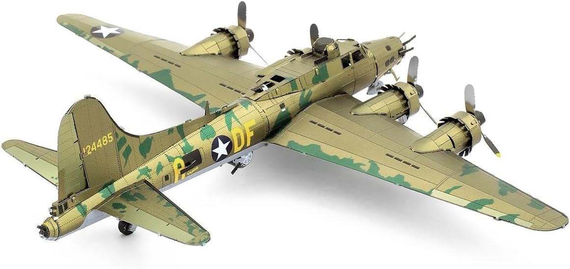 Metal Earth B-17 Flying Fortress Color 3D Metal Modelo Kit Fascinaciones