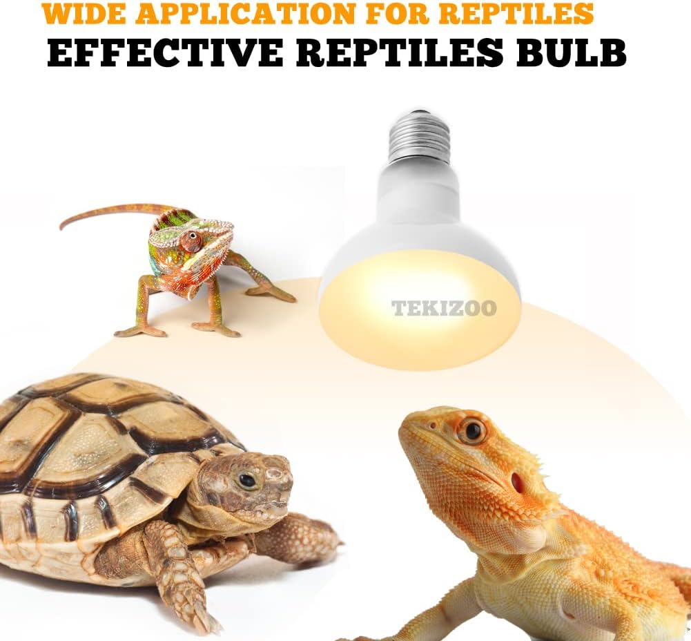 Paquete de 3 lámparas de calor de 100 W, bombilla de calefacción de luz solar natural simulada, bombilla UVA, emisor de calor para pollos reptiles,