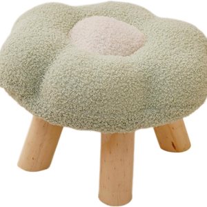 Taburete de sofá otomano con forma de flor cambiante, suave y multifuncional, taburete de pie pequeño para apartamento, mesita de noche, sala de Taburete de sofá otomano con forma de flor cambiante, suave y multifuncional, taburete de pie pequeño para apartamento, mesita de noche, sala de